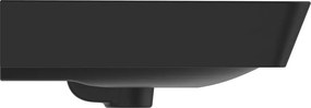 Lavabo nero opaco in ceramica 60x46 cm Silk Black - Ideal Standard