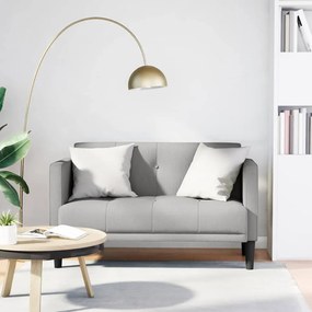 Divano Divanetto Grigio Nuvola 111 Cm İn Tessuto /