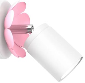 Faretto da parete FLOWER 1xGU10/8W/230V bianco