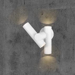 LED Luce Spot a parete da esterno 2xLED/3W/230V 4000K IP44 bianco