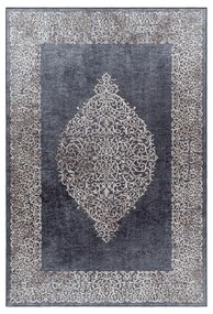 Tappeto lavabile antracite 80x150 cm Fiesta - Ayyildiz Carpets