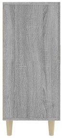 Credenza grigio sonoma 90x34x80 cm in legno multistrato