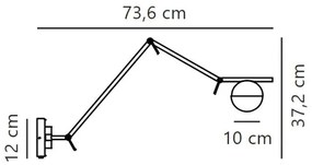 Nordlux - Applique CONTINA 1xG9/5W/230V ottone