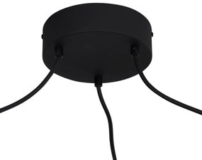 Lampada da esterno a sospensione nera 3 luci IP44 - Cava