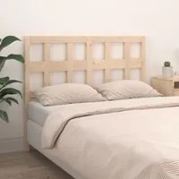 Testiera Letto 165,5x4x100 cm in Legno Massello di Pino 818930