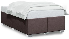 Giroletto Senza Materasso Marrone Scuro 80x200 Cm İn Tessuto /