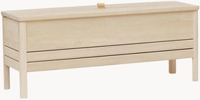 Panca contenitore in legno di quercia A Line