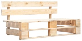 Set Divani in Pallet con Cuscini 6 pz in Pino Impregnato