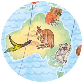 Un puzzle e un gioco di osservazione - animali del mondo - 200 pezzi