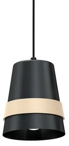 Lampadario a sospensione con filo VENEZIA 3xE27/60W/230V nero