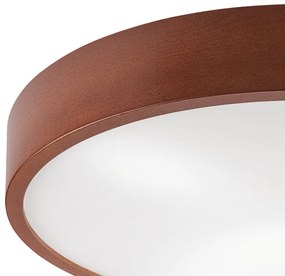 Plafoniera NATURAL 4xE27/60W/230V ø 57,5 cm pino/marrone