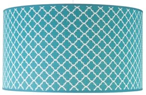 Duolla - Lampadario a sospensione con filo MAROKO 1xE27/40W/230V diametro 45 cm turchese/bianco