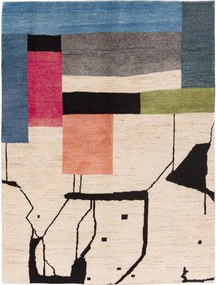 Gabbeh Tappeto 220x300 Beige (Iran) Annodato A Mano