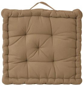 Cuscino materasso 45x45 cm beige scuro