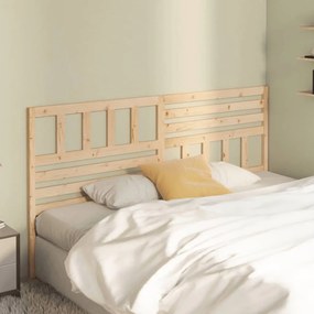 Testiera Per Letto 206x4x100 Cm İn Legno Massello Di Pino /