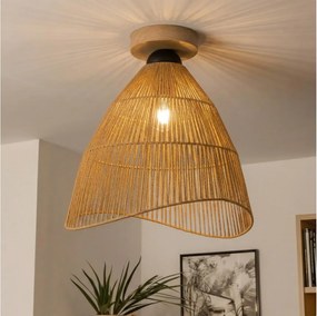 Brilagi - Lampadario LED a plafone CERIA BOHO 1xE27/40W/230V Ø 50 cm marrone/rovere