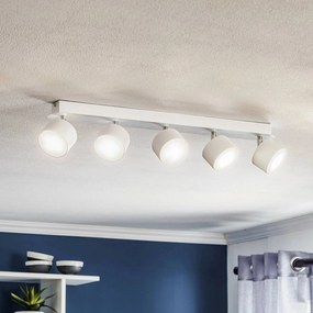 Eko-Light Faretto da soffitto Cloudy a 5 luci bianco