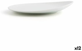 Piatto Piano Ariane Vital Coupe Ceramica Bianco (Ø 21 cm) (12 Unità)