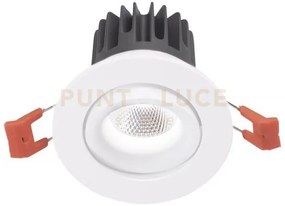 Gfa1040c-  faretto da incasso in alluminio diffusore trasparente a ...
