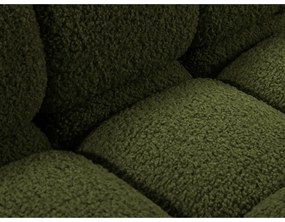Divano componibile verde in tessuto bouclé 188 cm Bellis - Micadoni Home