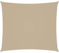 Parasole a Vela Oxford Rettangolare 2,5x3 m Beige 135150