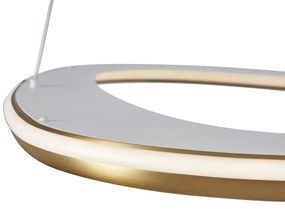 Lampada a sospensione di design oro dimmerabile a 3 livelli - Organico