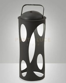 Caddy lampada da tavolo antracite ricaricabile a led 3w 3000k 320lm...