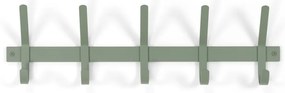Appendiabiti da parete in metallo grigio-verde Dexter - Spinder Design