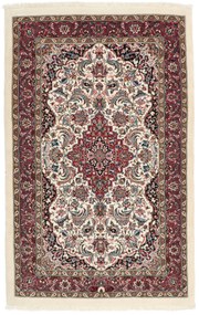 Isfahan Tappeto 130x90 (Iran) Annodato A Mano