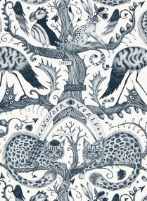 Clarke & Clarke Carta da parati Wonder World - Mono