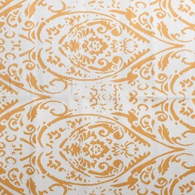 Tappeto da Esterni Arancione e Bianco 190x290 cm in PP