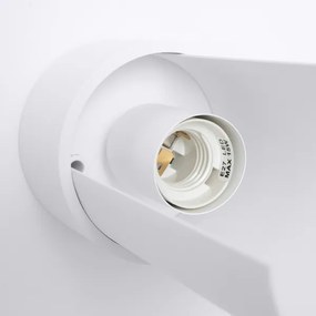 Sollux SL.1673 - Plafoniera FLASH 1xE27/15W/230V bianco