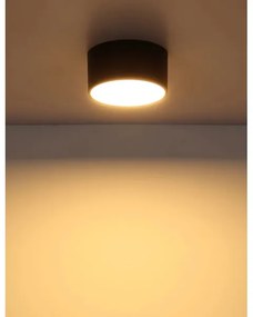Globo 56964S - Plafoniera LED RAYMOND LED/12W/230V 3000K Ø 15 cm nera