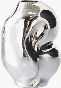 Vaso in vetro fatto a mano Gleam, Alt. 18 cm