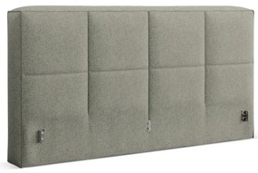 Letto matrimoniale imbottito verde con contenitore con rete inclusa 200x200 cm Simon Darren – Micadoni