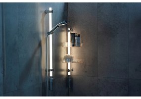 Mensola trasparente autoportante per il bagno - Wenko