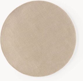 Tappeto rotondo in lana tessuto a mano Zayne