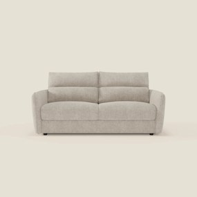 Elios Divano letto con morbidi cuscini spalliera in tessuto smacchiabile T24 bianco latte