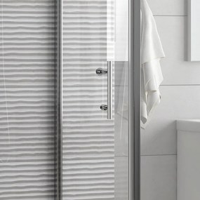 Box doccia tre lati 90x80x90 porta battente K2800AS2 - KAMALU