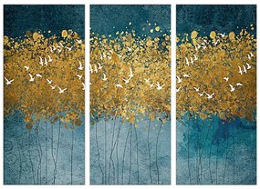Quadro su tela Flying trees, multicolore 150 x 100 cm