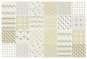 Set di 24 adesivi murali Scandinavian Tiles , 10 x 10 cm Stockholm - Ambiance