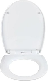WENKO 24082800 - Sedile WC DROPLETS 45x38,8 cm blu/bianco