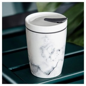 Tazza da viaggio in porcellana bianca e grigia Villeroy &amp; Boch , 290 ml Like To Go - like | Villeroy &amp; Boch