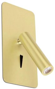 FARO 62114 - Faretto LED da muro  SUAU LED/3W/230V dorato