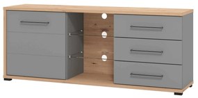 ELLIE - porta tv un anta tre cassetti moderno minimal in legno