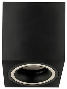 Rabalux 71163 - Faretto KOBALD 1xGU10/25W/230V quadrato nero