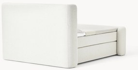 Letto boxspring in bouclé Perla