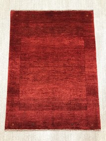 Loribaft Tappeto 80 x 110 Rosso (Iran) Annodato A Mano