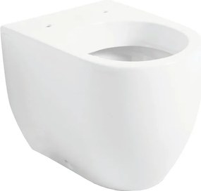 Vaso WC filomuro KERASAN flo 56, sedile escluso P 56 x L 37 x H 43 cm bianco