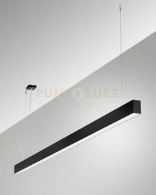 Millet sospensione nera  3000k 3380lm 23w prismatic dimmerabile dal...